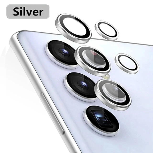 Kameraring für Samsung Galaxy S25 S24 Plus S23 Displayschutzfolie Objektivdeckel GlassS24+ S23+ S23 Fe Rückseite Objektiv