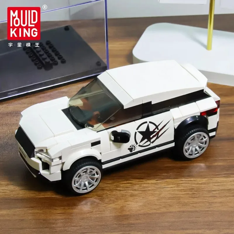 

Конструктор Mould King 27056: Спортивная гоночная машина (451 деталь) с витриной, механические технические строительные блоки, игрушка-конструктор DIY, подарок