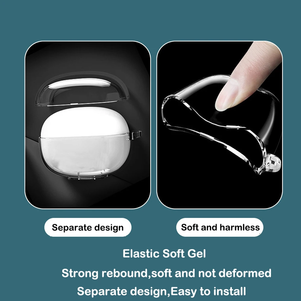 Christmas New 2026 Transparent Cover For New Beats Studio Buds Plus Funda Clear Earphone Case Wireless Earbuds Case Shockproof - view 5