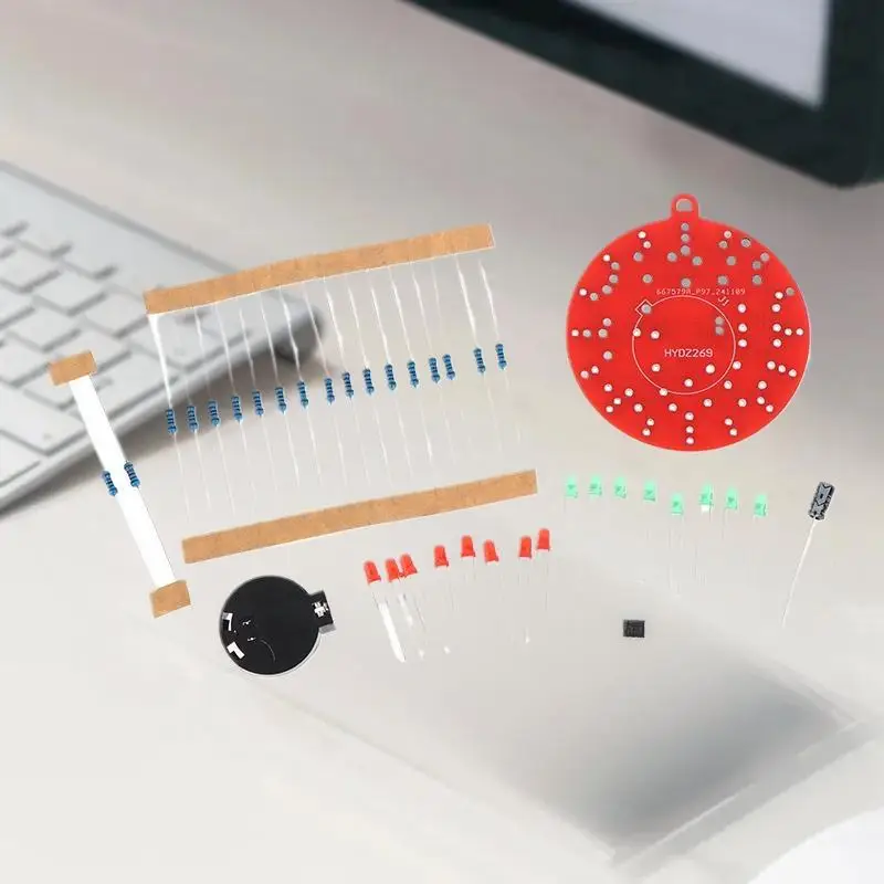 Kit di saldatura modulo timer NE555 – Pratica assemblaggio con LED lampeggianti bicolore - Progettato per compatibilità Arduino