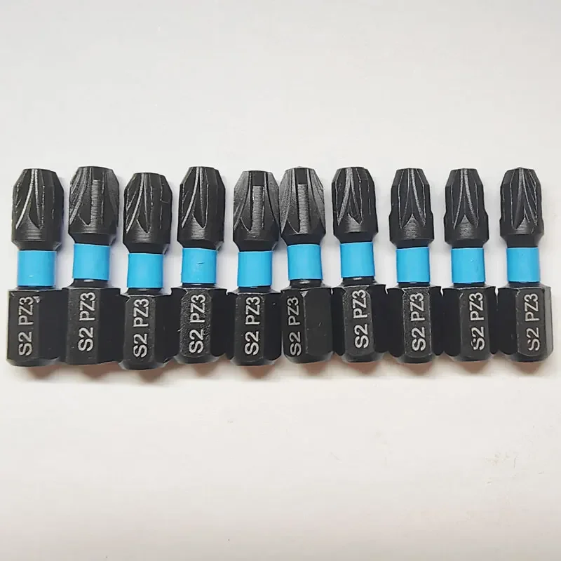 50Pcs PZ2 S2 Alloy Steel Screwdriver Bit Sets for Drill Impact Screwdriver Hex Magnet Professional Work Tools 25mm PZ1 PZ3 PH2