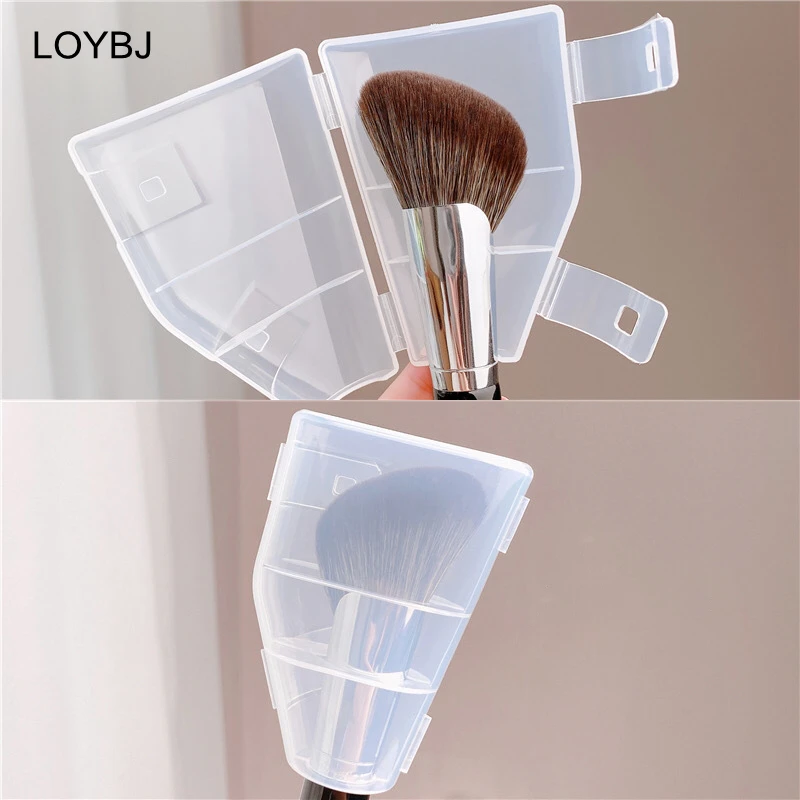 LOYBJ Face Contour Makeup Brushes Fan-shaped Professional Powder Blush Highlighter Bronzer V Face Silhouette Cosmetic Brush Tool