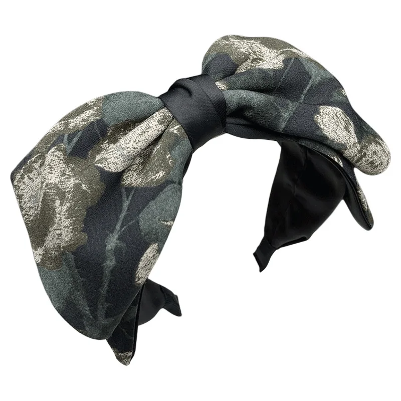 

Green ink female butterfly fairy temperament with wide edge pressed hair Wash face headband