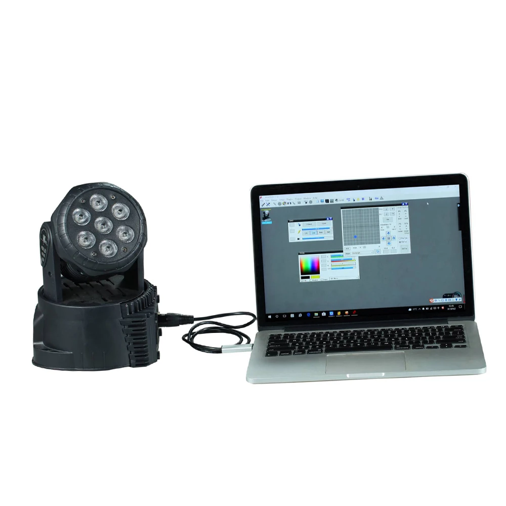 Adaptador de interface USB para DMX LED DMX512 Computador PC Controlador de iluminação de palco Dimmer