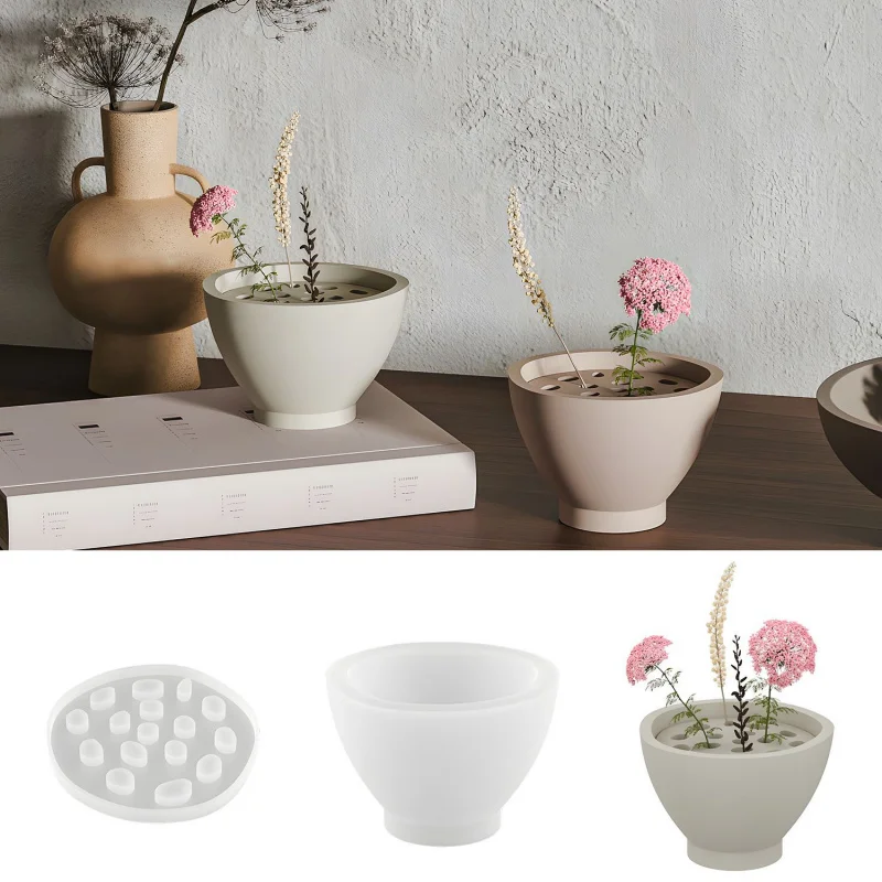 

Lotus Seed Pod Silicone Mold for Flower Arrangement, Jewelry Tray, Resin Plaster Craft