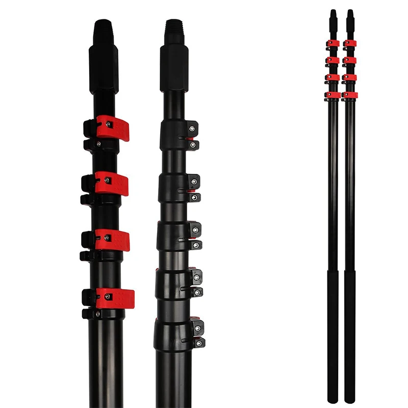 Telescopic Pole Extension Bar For Tank Cleaning Up To 22m