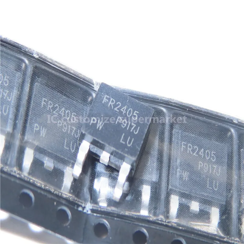 10PCS/LOT NWE IRFR2405 FR2405  TO-252 55V  56A    SMD Transistor