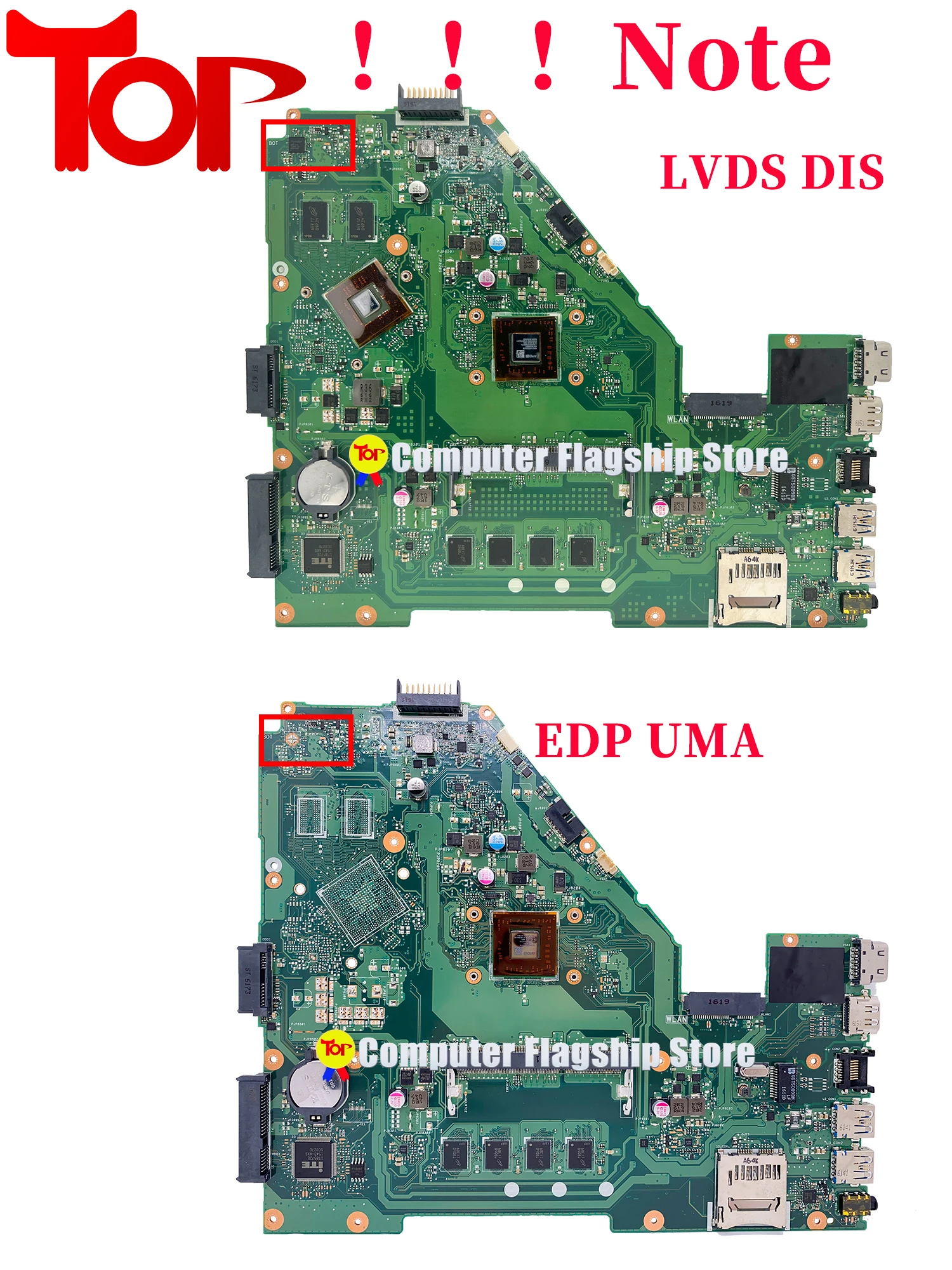 Imagem -02 - Placa-mãe para Laptop para Asus Mainboard para Asus X550w X552w X552we X550wa X550wak X550wek X552e X552ep X550ep e2 a4 a6 4g-ram