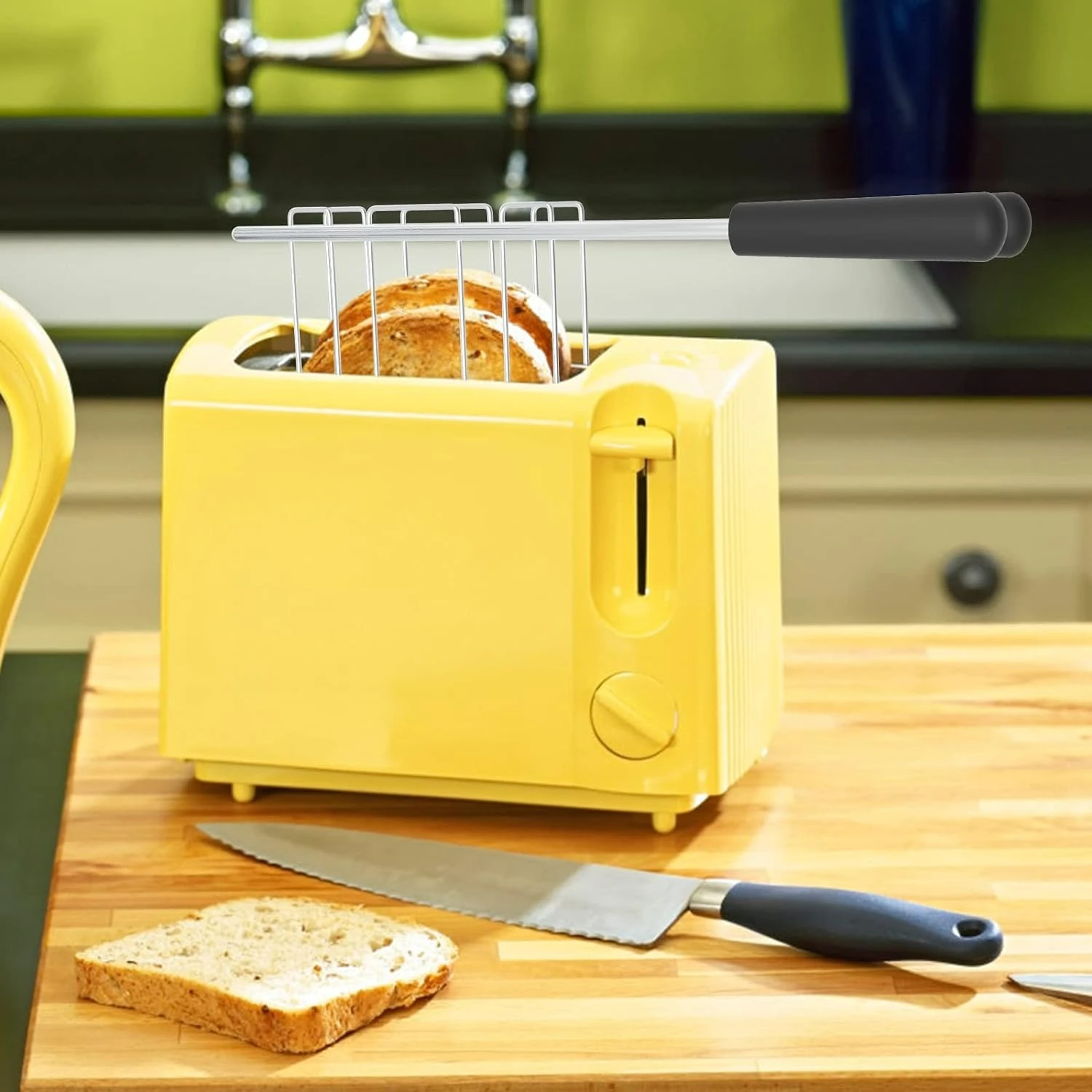 Gabbia per sandwich in acciaio inossidabile - Toast perfettamente croccante - Clip per tostapane di alta qualità - Gadget da cucina premium