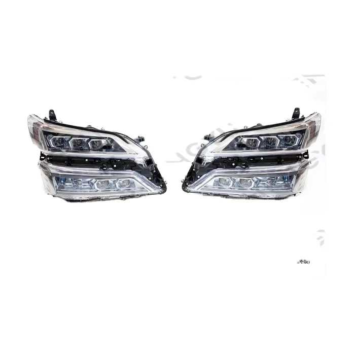 

Headlight for To-yo ta Vellfire 15 Upgrade to 18 High Match Head Lamp LED Laser Headlight with 6 Eyes with the Turn signal