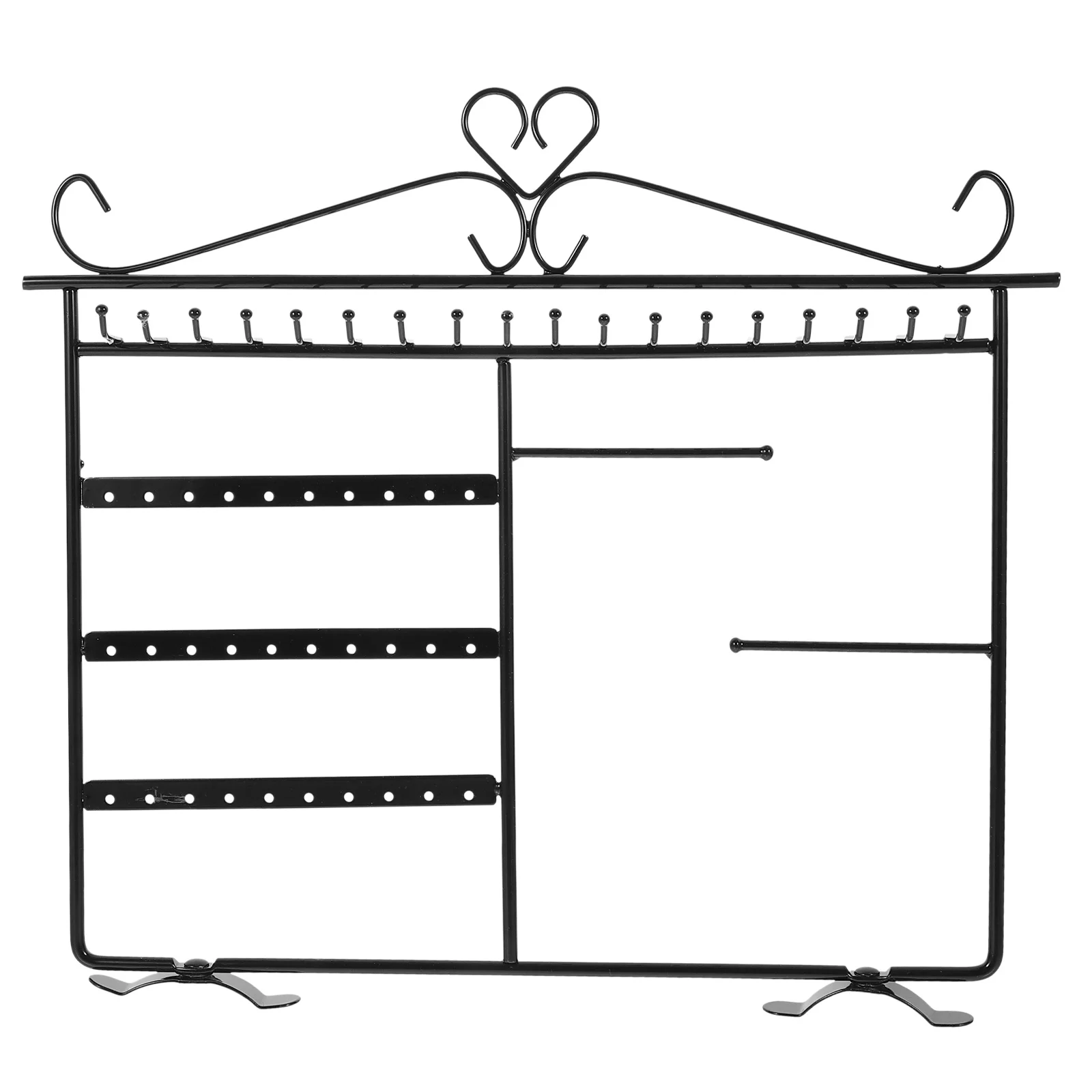 Household Jewelry Display Rack Delicate Earrings Storage Organizer Stand for Necklace Bracelet Watch Display Home Decorative
