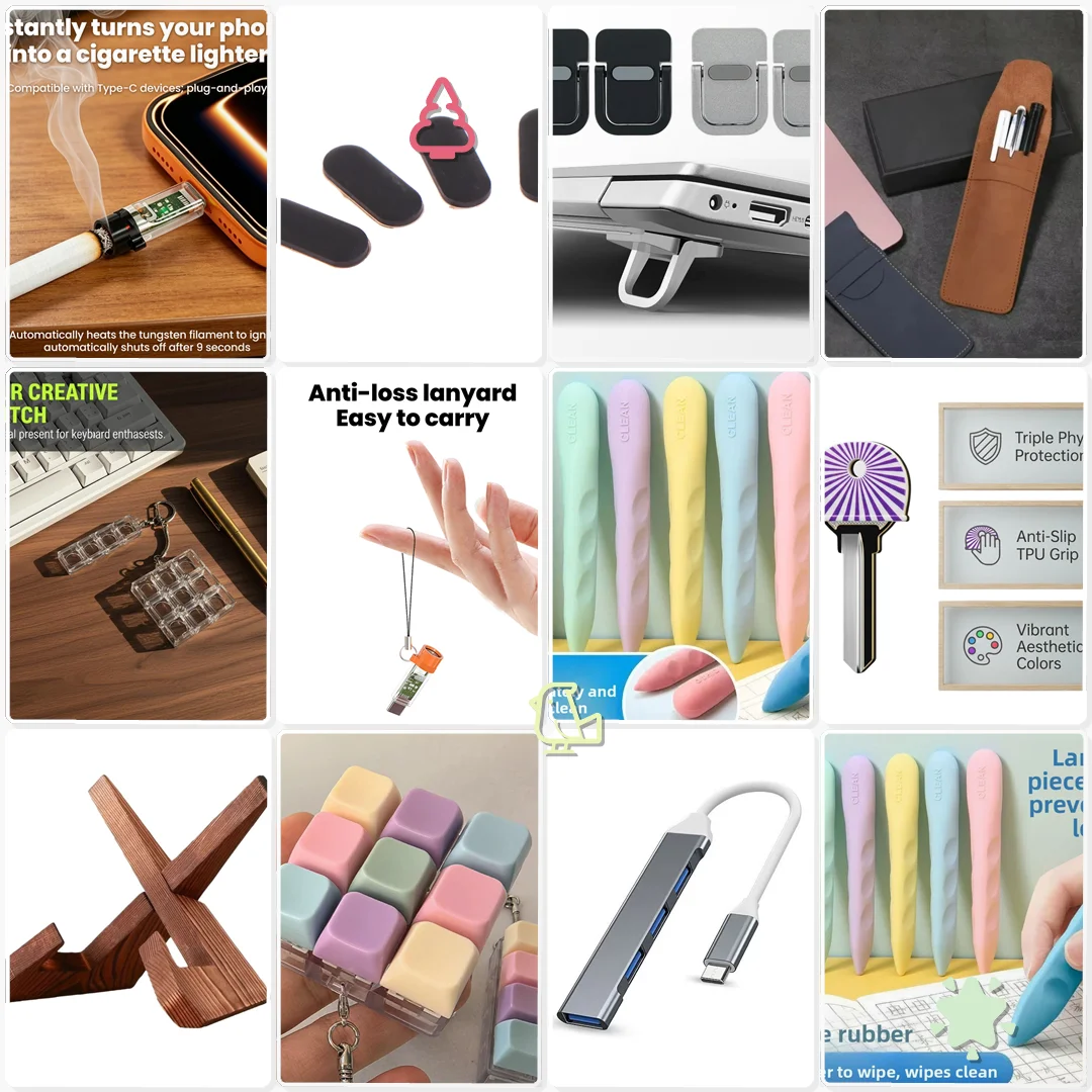 Universal Computer Keyboard Lifter 2 Pieces Tilt Support Stand Library Study Desk Student Typing Focus Tool