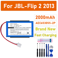 2025 Original 2000mAh Speaker Battery For JBL Flip2 Flip II (2013) Special Edition Bluetooth Audio batteries AEC653055-2P