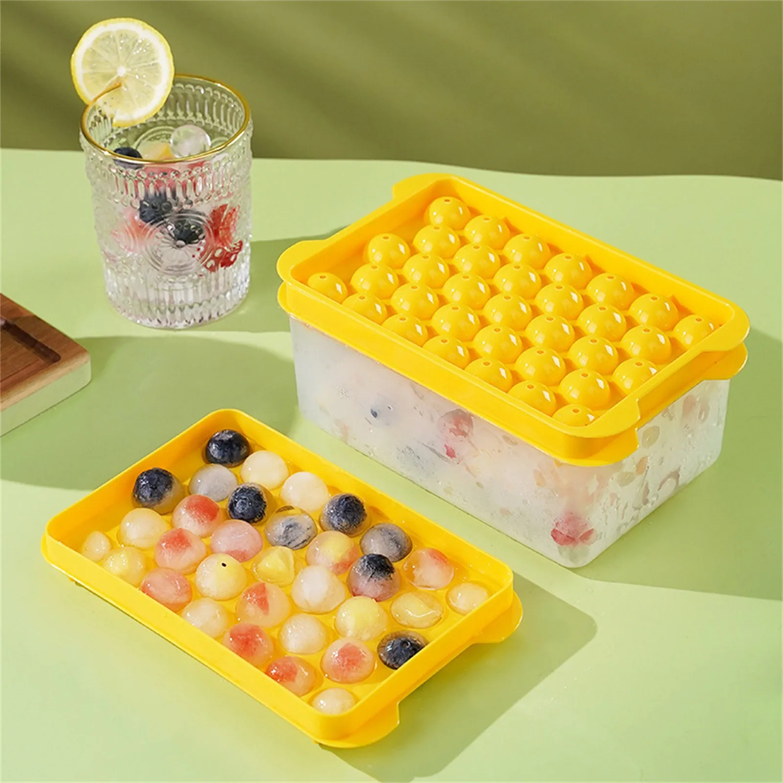 Mold Tray Maker Mini Ice Ball Mold Round Ice Cube Tray Easy Release Stackable Ice Maker Drink Coffee Cocktail Jelly Baking 2026 - view 2
