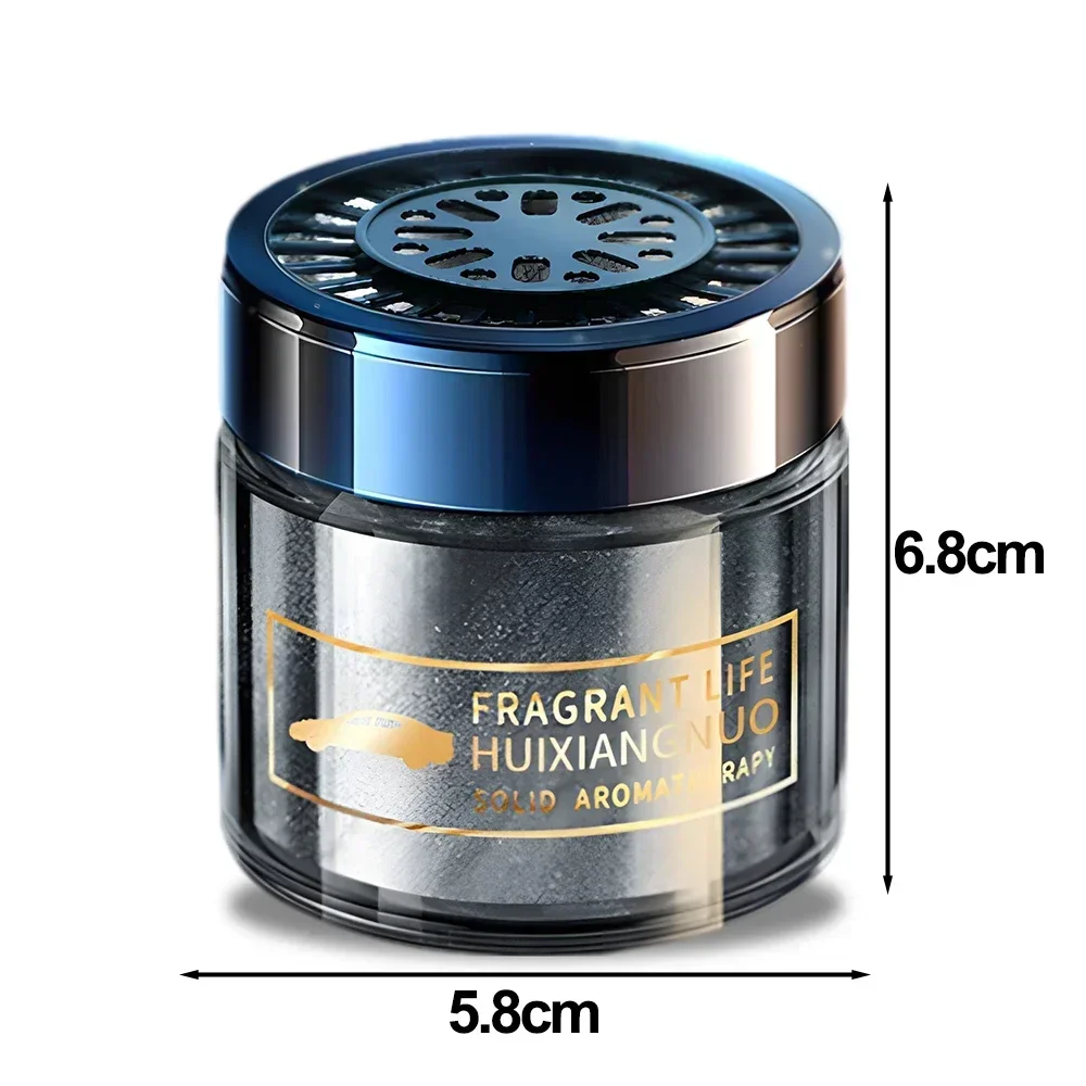Car Air Fresheners Glitter Gel, Car Fragrance Smoke Odors Eliminator for Women Men in Car Home Office, Long Lasting Scents