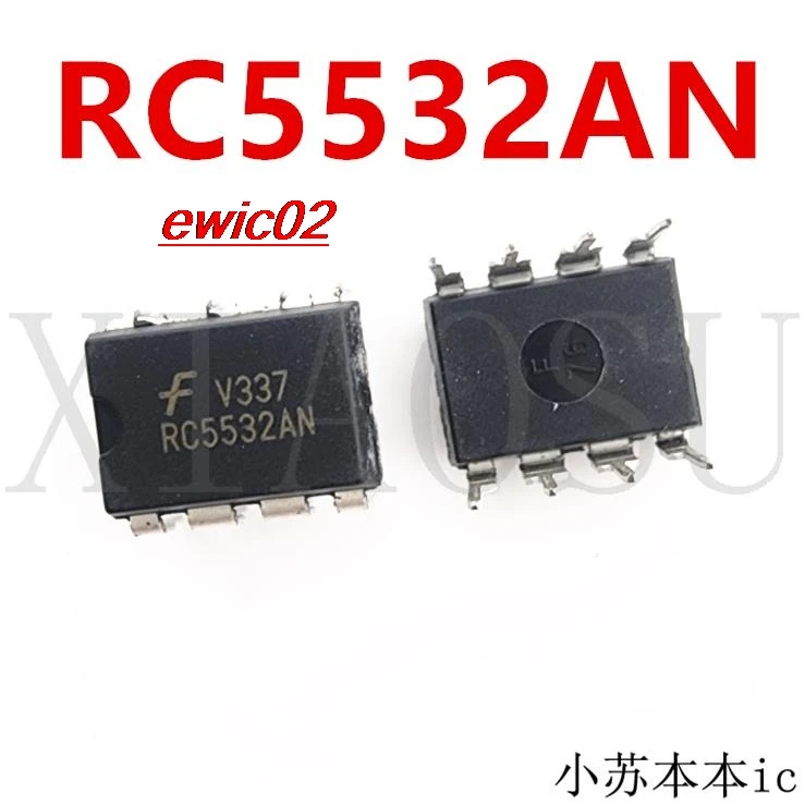 

Набор оригинальных компонентов RC5532AN DIP-8 IC, 5 шт.