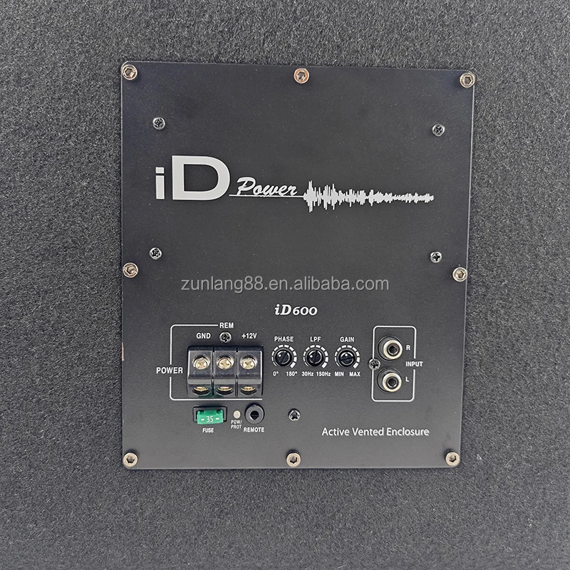 New Style 8 Inch Car Active Subwoofer Trapezoid Car Active Subwoofer with Box Sound Car Speakers Subwoofer Box