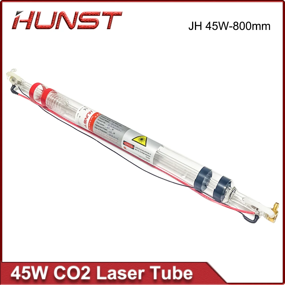 Hunst JH-800mm 45W CO2 Laser Tube Diameter 50mm Laser Lamp Length 800mm For Engraving Cutting Machine