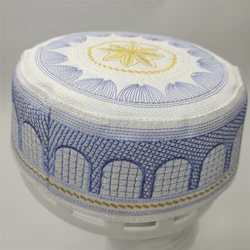 男性用刺embroideredキャップ,祈りの帽子,イスラムのアクセサリー,イスラム教徒のヒジャーブ,粘着性,ビーズの服,送料無料