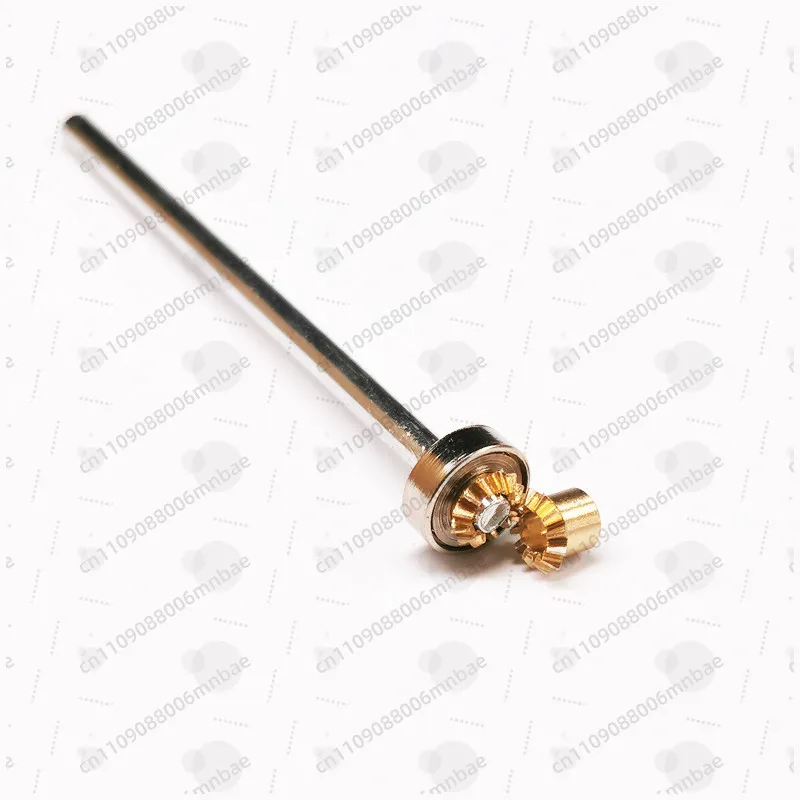 0.3 modulus 12-tooth precision, bevel gear, with steps, shaft hole 1/2 90 degrees 1:1 drive, metal bevel gear