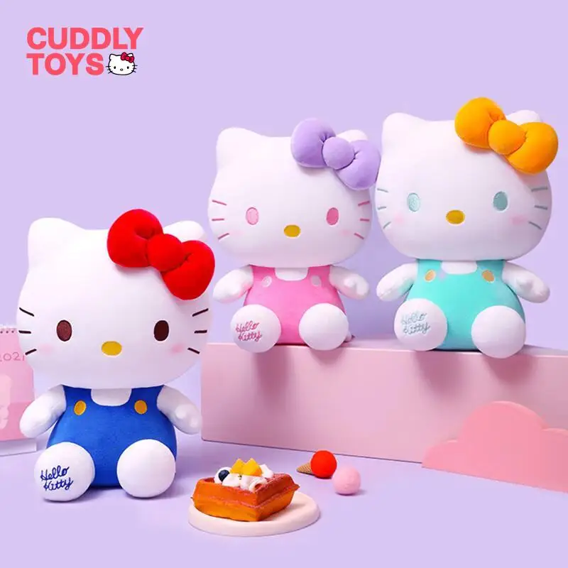 

Sanrio плюшевая кукла милая мультяшная мягкая хлопковая кавайная Hello Kitty плюшевая кукла игрушки милая Подвеска для детей Подарки для девочек Подлинная
