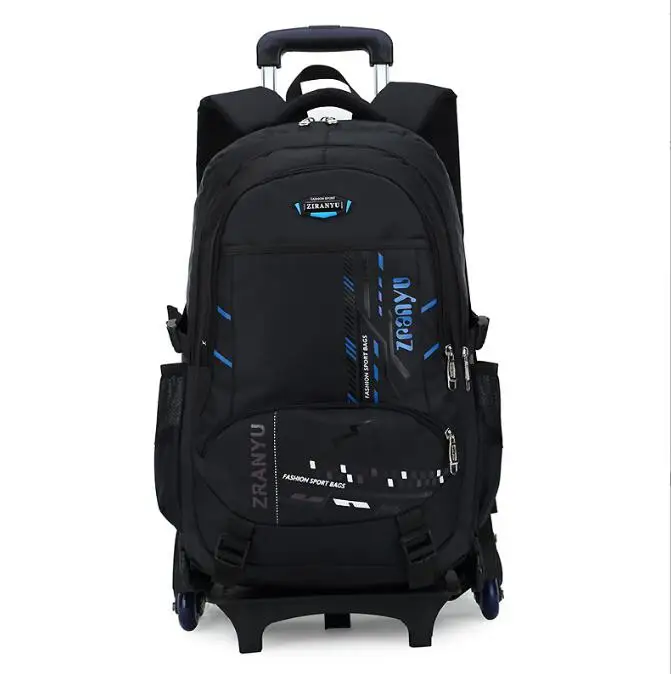 School Rolling backpack Trolley bag  for teenagers boys Student school bag on wheels for boys Wheeled backpack bag for school