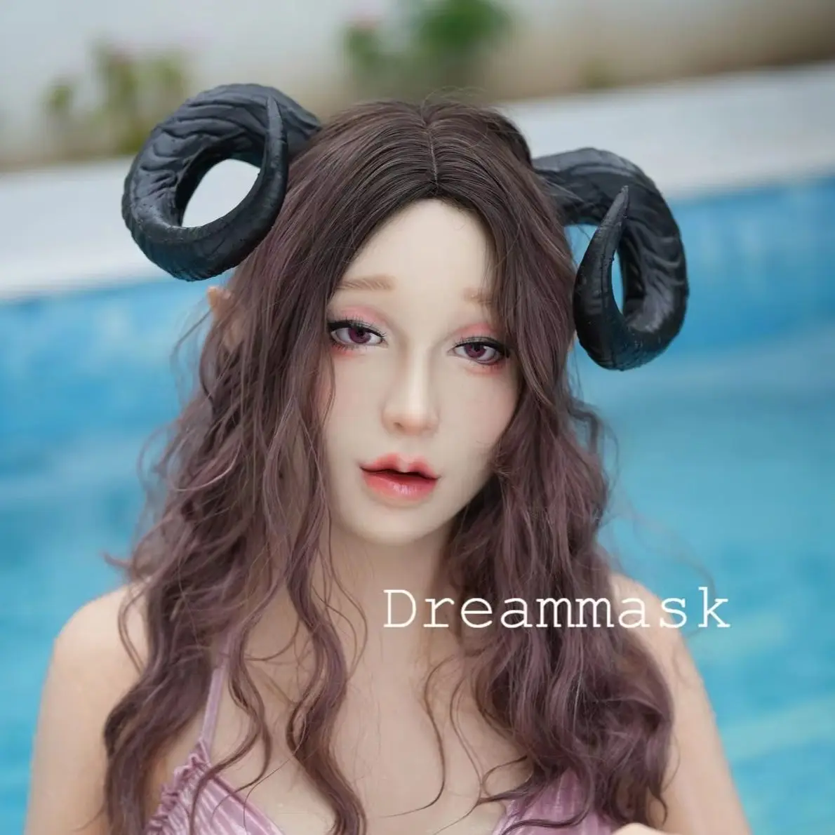 

(M28 Chessia)'Dreammask' DMS Crossdressing Full Head With Torso Cosplay Kigurumi Male To Female Silicone Desire Mask Drag Queen
