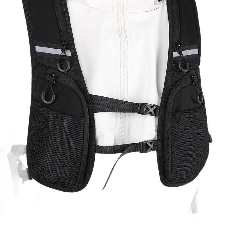 

Breathable Reflective Sports Chest Sling Vest Lightweight Multi Pocket Outdoor Running Storage Backpack