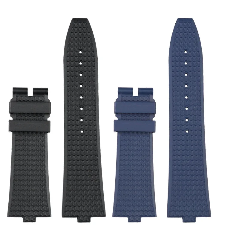 Fluororubber สําหรับ Vacheron Constantin 450 Cross Sea 4500V 5500v 7900v Series สายนาฬิกาคุณภาพสูง Quick disassembly end