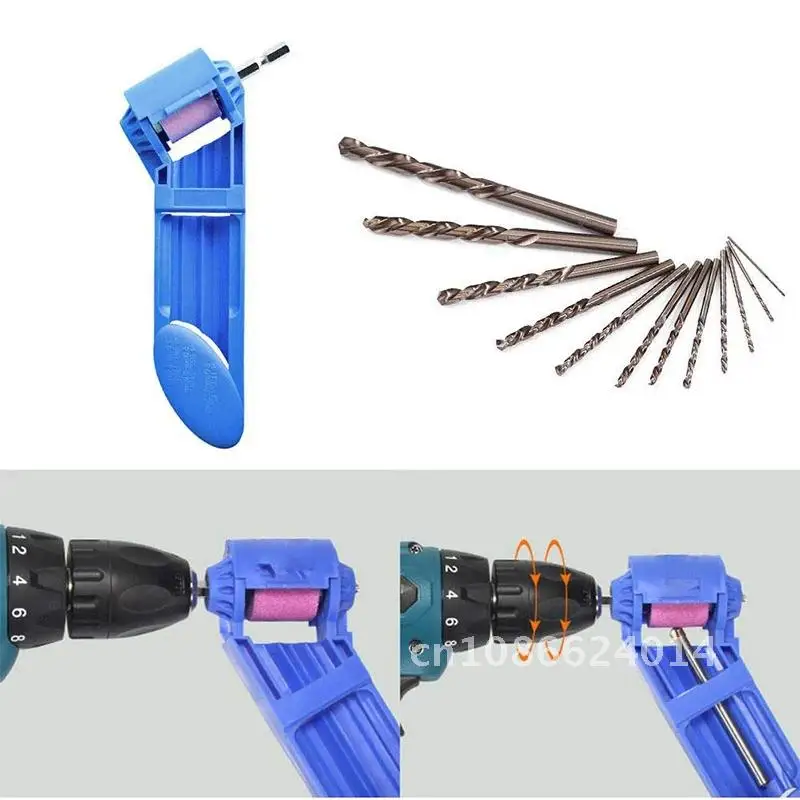 

Portable Drill Bit Sharpener Corundum Grinding Wheel Tool Resisting Corundum Drill Polishing Grinder Wheel New Tool