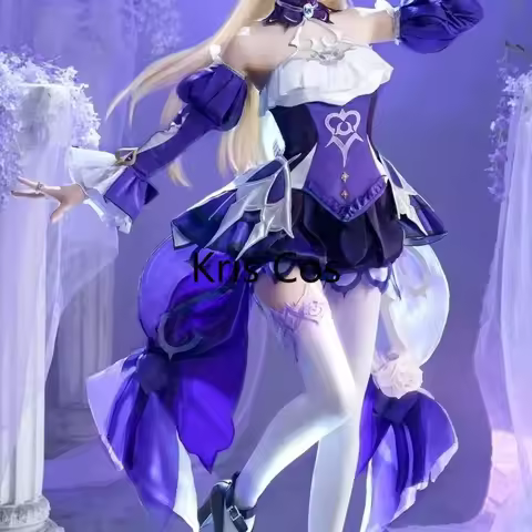 Game Genshin Impact Fischl Cosplay Costume Wigs Anime Outfits Dress Halloween Roleplay Carnival Uniforms New Skin Women Outfit
