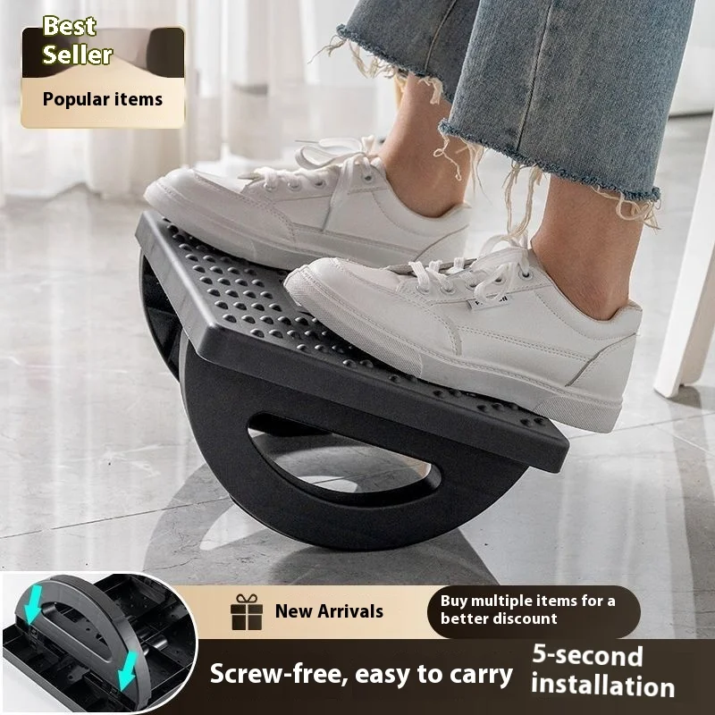 Office Ceiling-Mounted Footrest Under Desk Foot Stool, A Must Have for Comfort at Work
