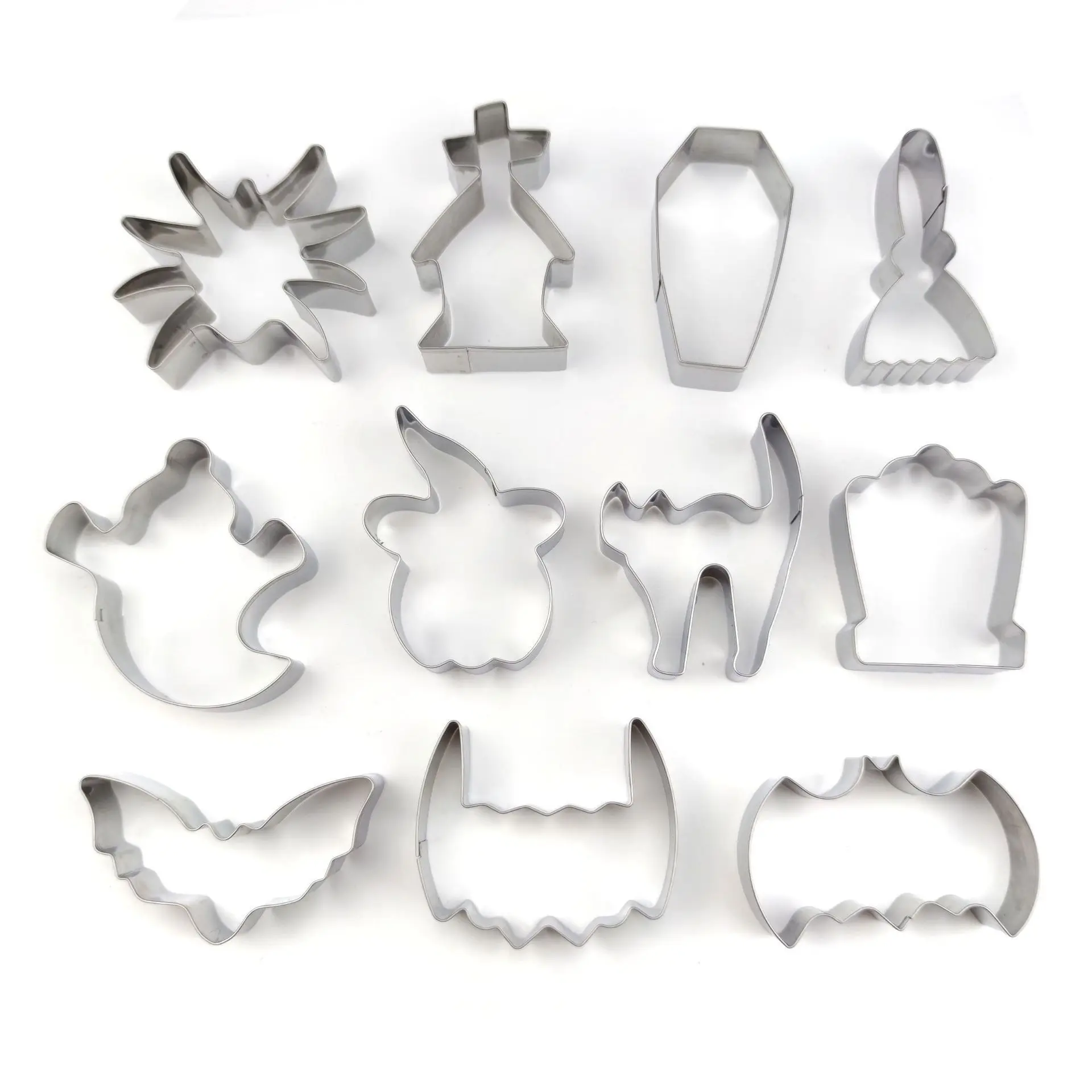 Dla człowiek nietoperz wampir foremka do dekoracji ciast prezent ze stali nierdzewnej Halloween kremówka ciasteczka frez