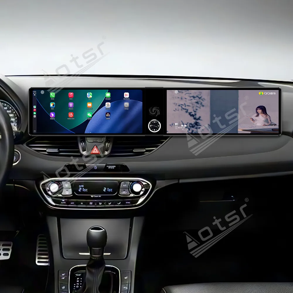 

Dual-Screen 12.3inch HD Car Radio For Hyundai I30 2017-2022 Car Multimedia Video Player GPS Navigation Carplay Unit Car Radio