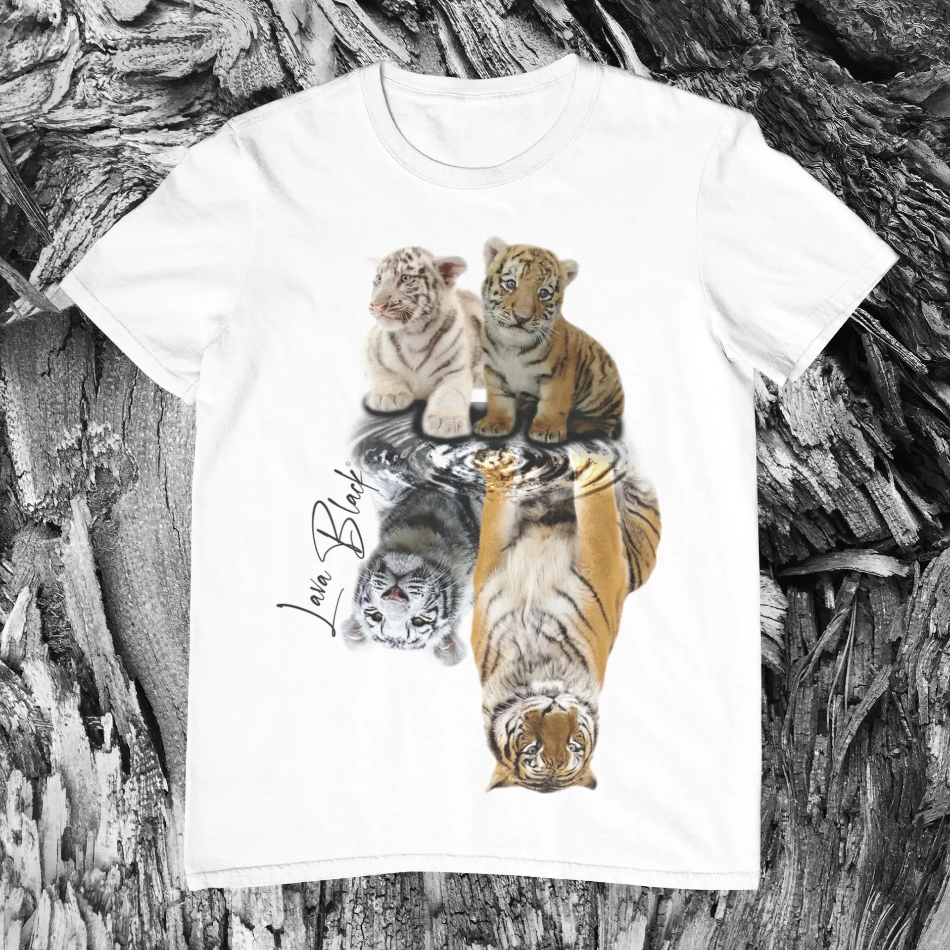 Baby Tiger T Shirt Illustration Jungle National Park Women