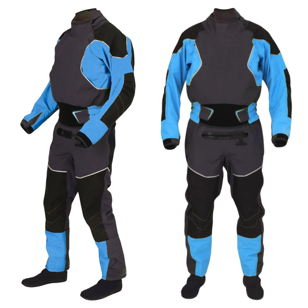 Waterproof 3-Layer Neoprene Drysuit, Free Diving Kayak Surfing Quick Dry Suit for Men, Stock Ready to Ship