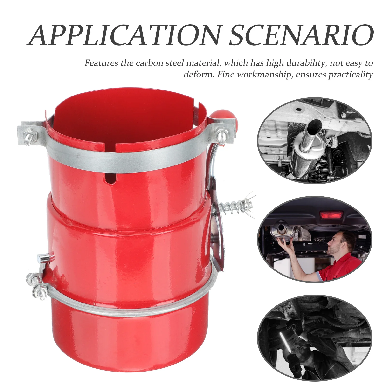 سيارة العادم شرارة الكربون الصلب مشبك دائم على صمام مقاوم للحريق إغلاق مفتوح لشاحنة دراجة نارية الترابية دراجة سكوتر