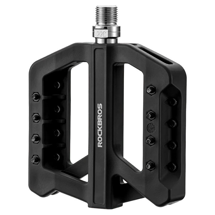 

ROCKBROS Bike Nylon Pedals DU Bearing Ultra-light Mountain Non-Slip Bicycle Pedals Wide Tread MTB Pedals Cycling Accessories