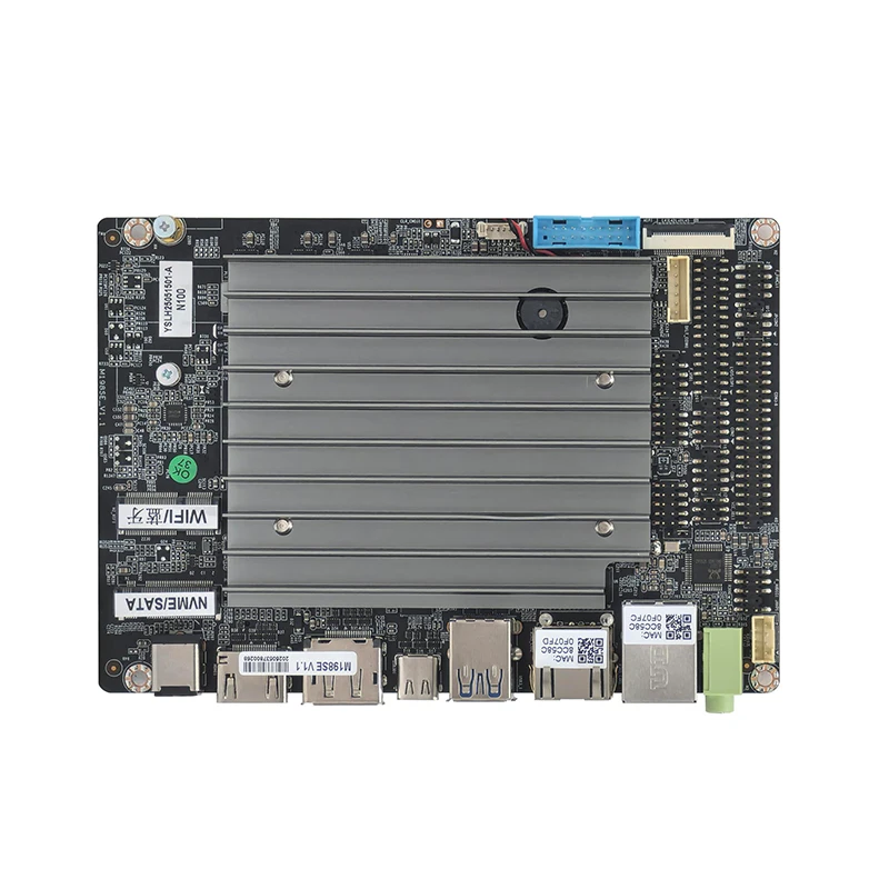 N100 Main Boards 3.5-inch for Smart Ordering Machines Type-C M.2 NVME HiFi Audio DDR5 Max 16G RAM USB3.2