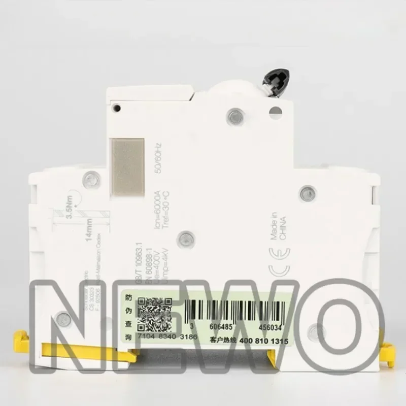 Original Schneider Electric IC65N 1P 2P 3P 4P 1A 2A 3A 4A 6A 10A 16A 20A 25A 32A 40A 50A 63A  Type C Miniature Circuit Breaker