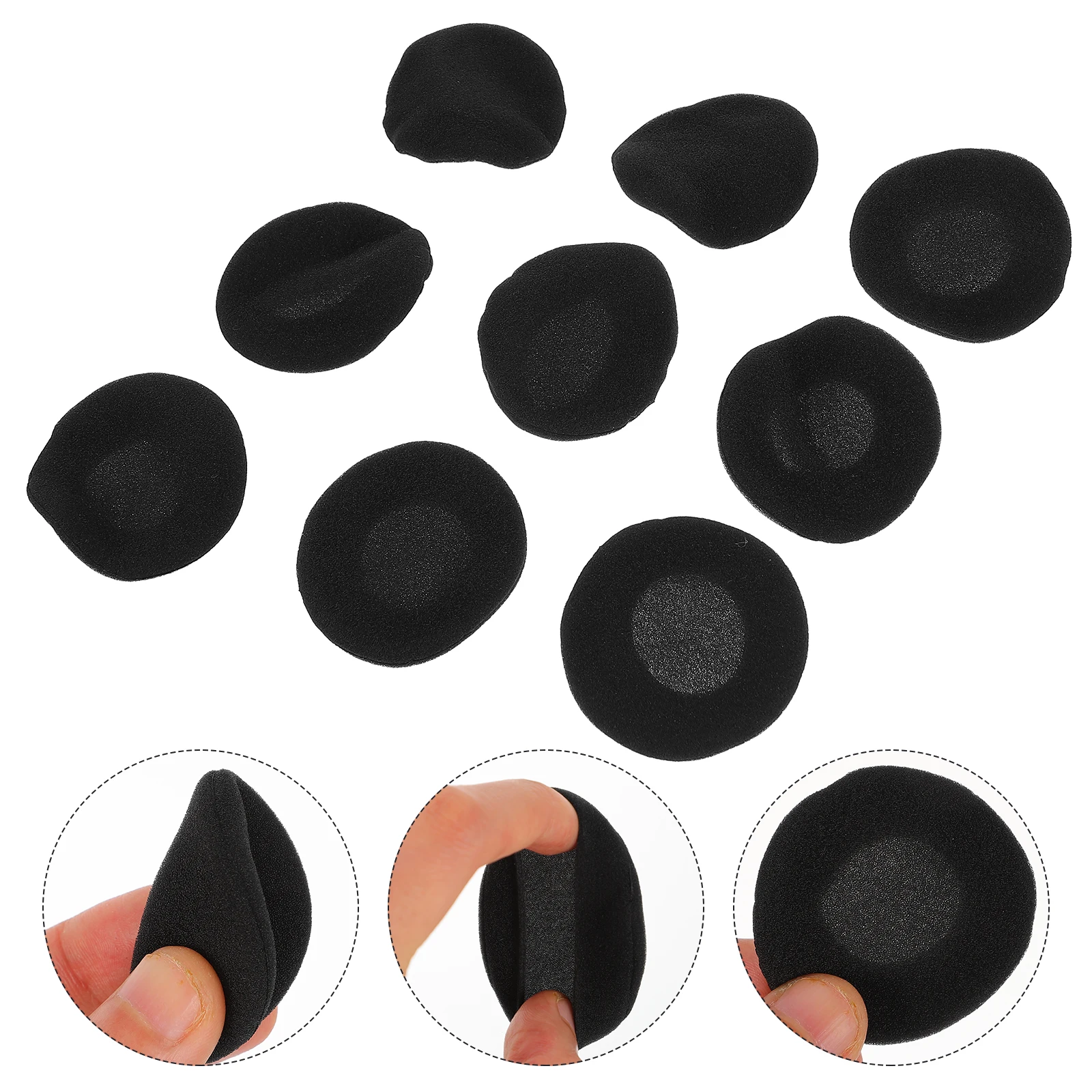 

30Pcs Headphone Sponge Covers Replacement Ear Pads Skin-Friendly Breathable Noise-Blocking Comfort Fit for All Day Listening