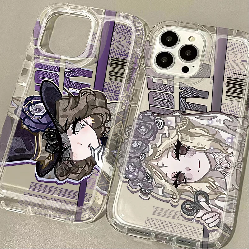 Anime Identity Ⅴ Transparent Case for Samsung Galaxy A15 A55 A05 A05S A14 A24 A13 A23 A73 A12 A22 A32 A52 A52S A72 A31 A51 A71