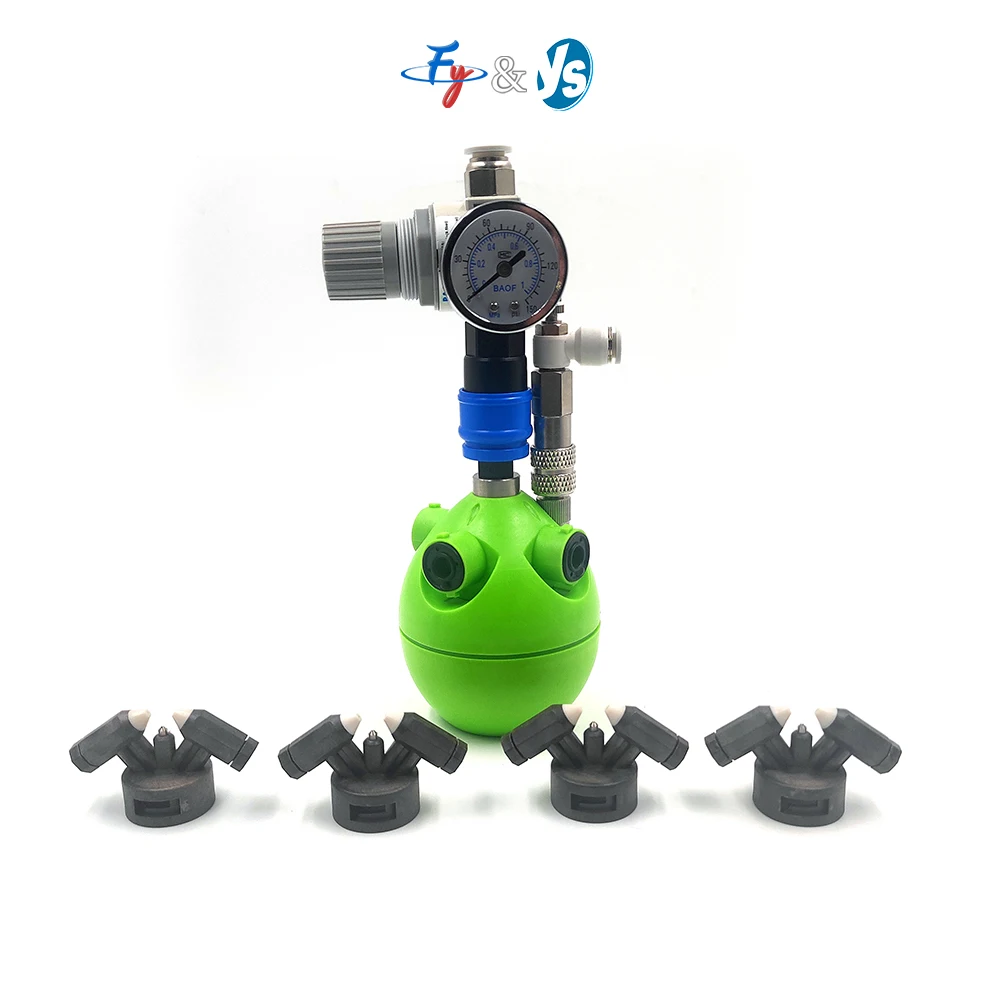 5 Micron Dry Fog Humidification System, Air Atomization Water Mist Fogger for Dust Suppression Factory Direct Sale