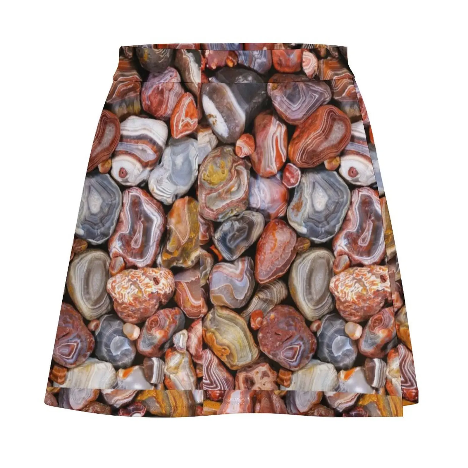 Lake Superior Agates Mini Skirt Dresses Women's clothing Mini Skirt