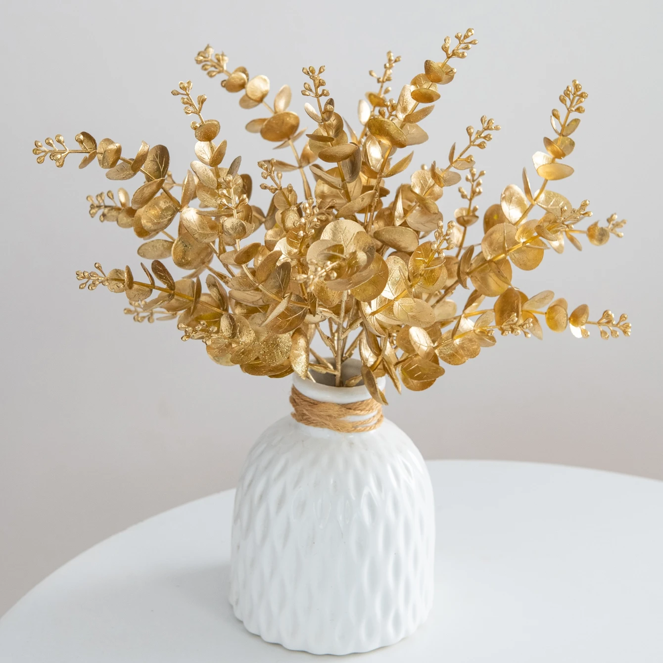 Künstliche Eukalyptusblätter Großhandel Kunstpflanze Vase Heim Zimmer Tisch Party Hochzeit Deko Garten Valentinstag DIY Geschenk Scrapbook