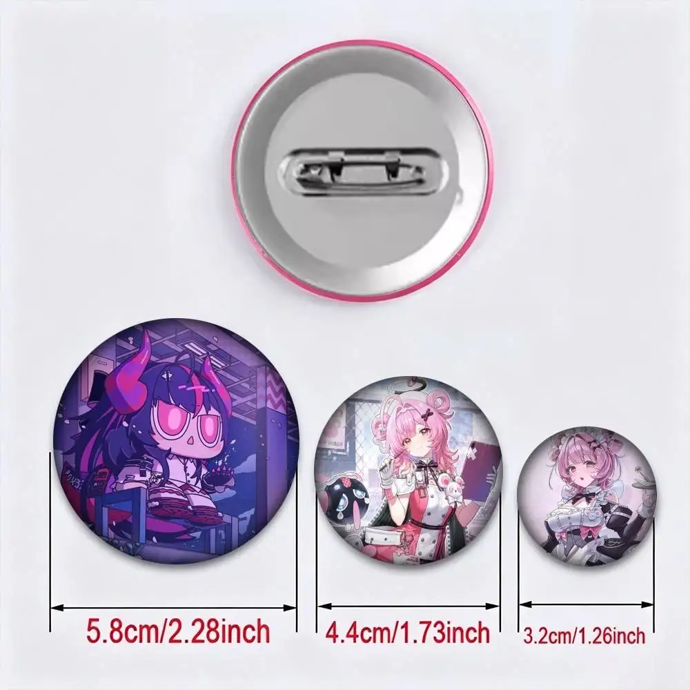 NTE game Neverness to Everness 25 32 44 58 75mm Badges Personalized Round Brooches Pins Accessory Gift