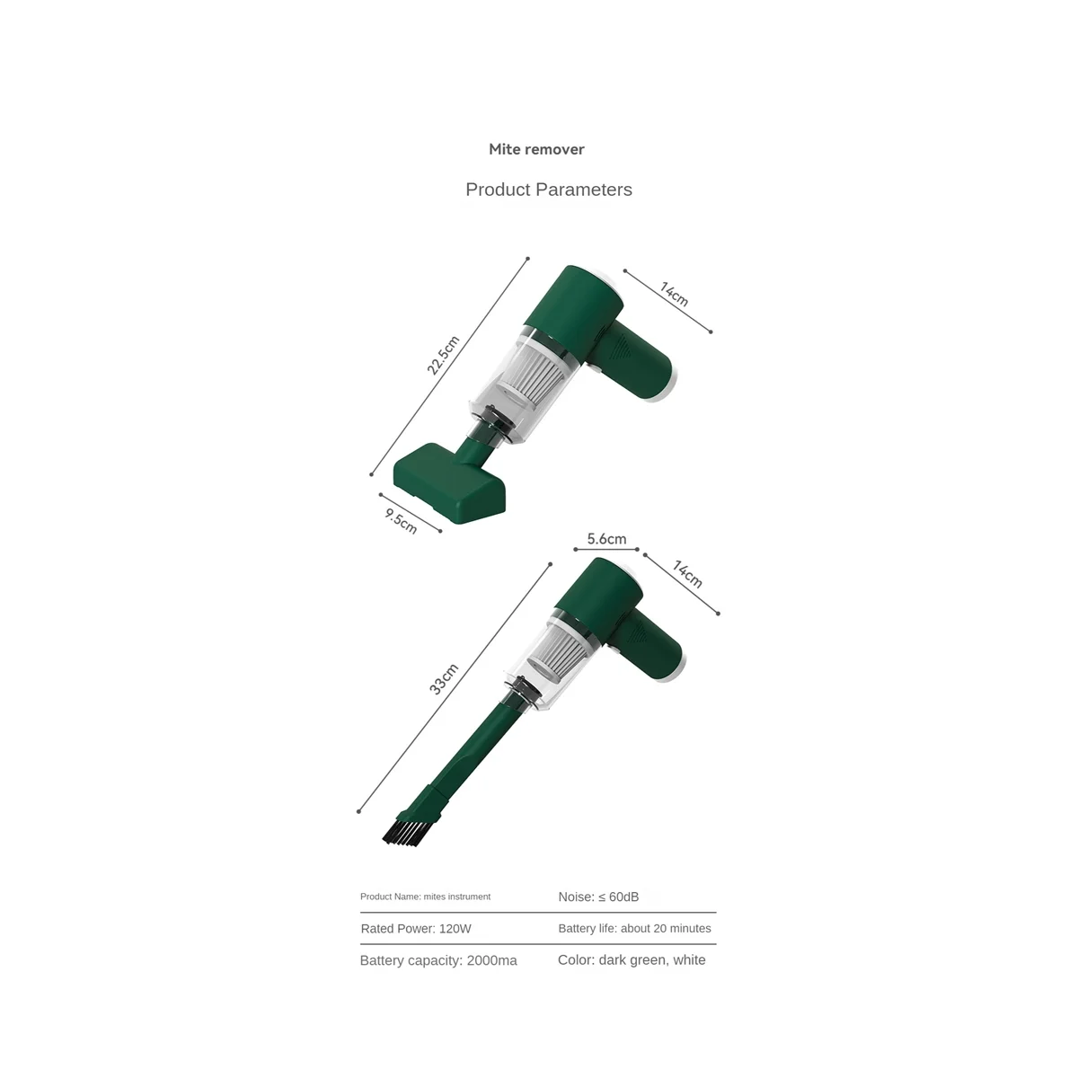 Aspirateur de voiture sans fil, désodorisant, support aste, aspirateur à sec, maison, bureau, A