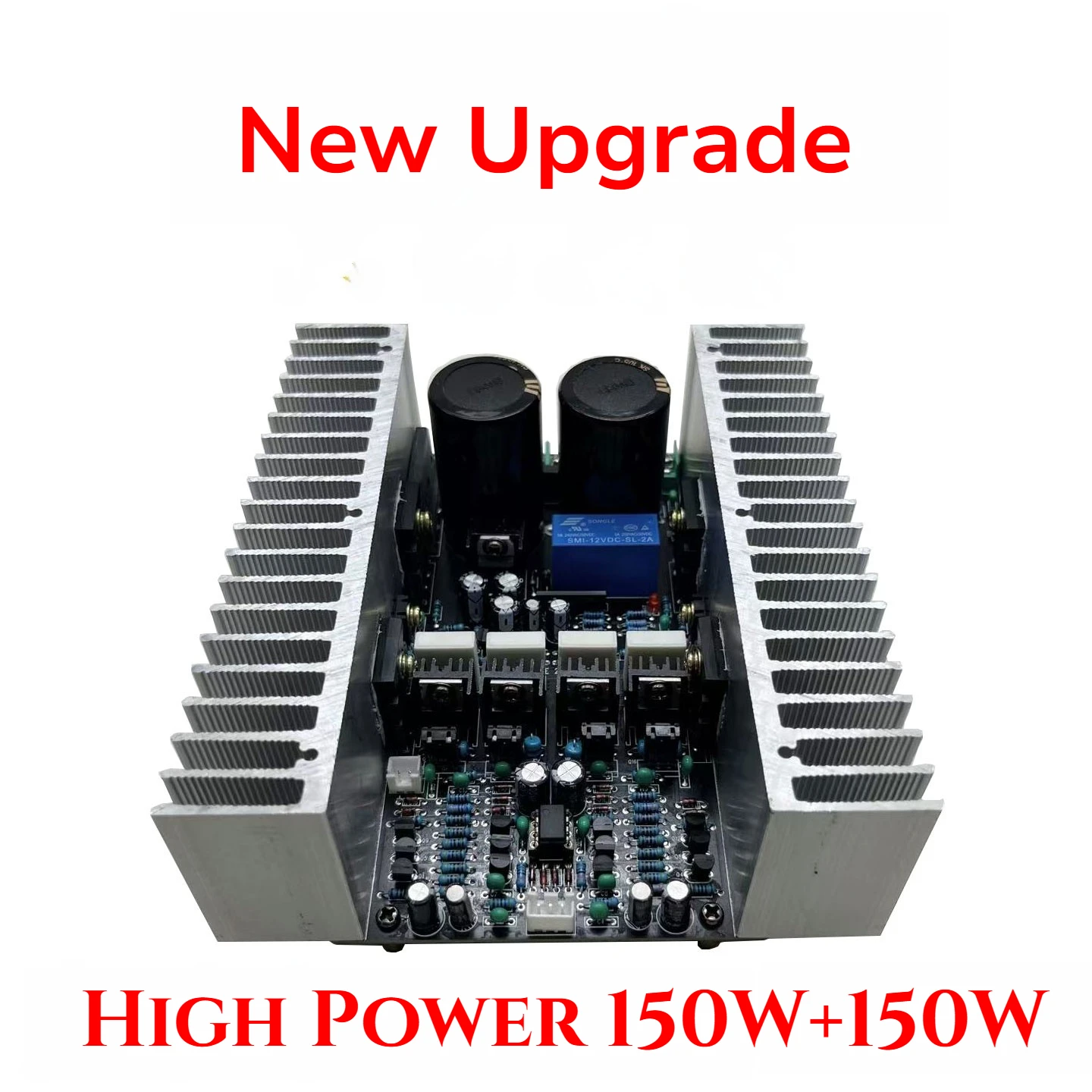 High Power Class AB Amplifier Board 150W Dual Channel Assembled ON Semi or Toshiba 1943 5200 Power Amp For HiFi Home Audio DIY
