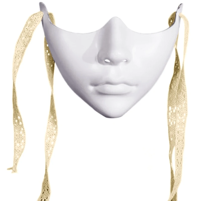 652F maskarada maska ​​fantomowa maska ​​pół twarzy dla kobiet mężczyzn Cosplay Party Photography Rekwizy