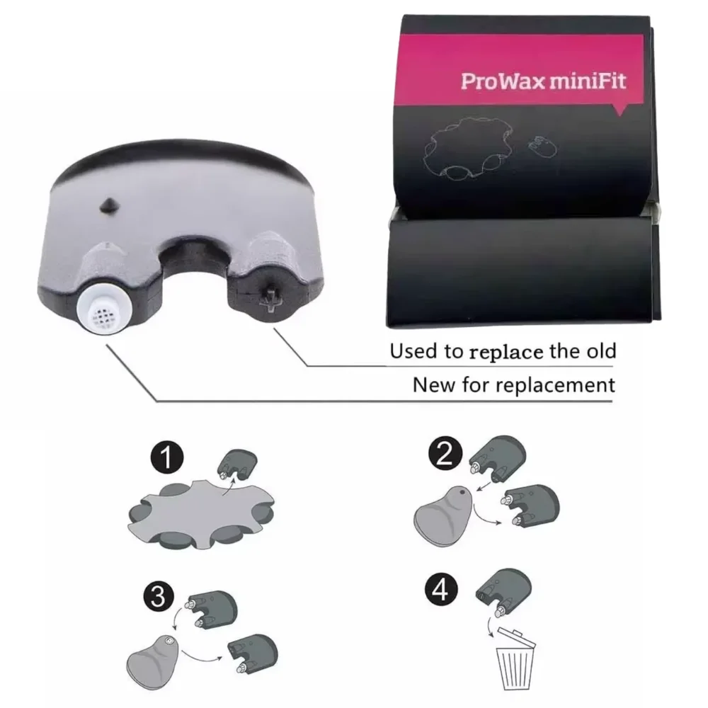 

Oticon ProWax MiniFit 1 мм, сменные фильтры для защиты воска для слухового аппарата, фильтры для защиты воска oticon, аксессуары для чистки